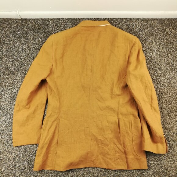 Brunello Cucinelli Sport Coat 100% Linen Three Button Beige Tan 40R - Picture 6 of 10